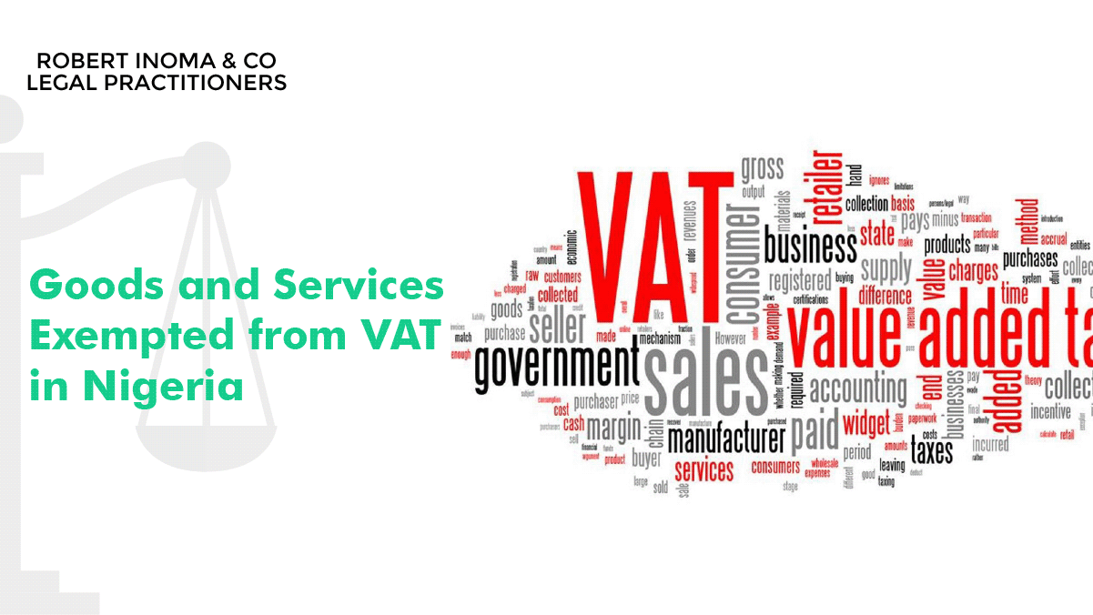 Goods and Services Exempted from VAT in Nigeria